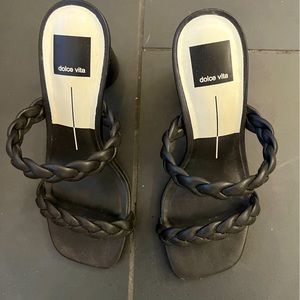 Dolce Vida Braided Heeled Sandals